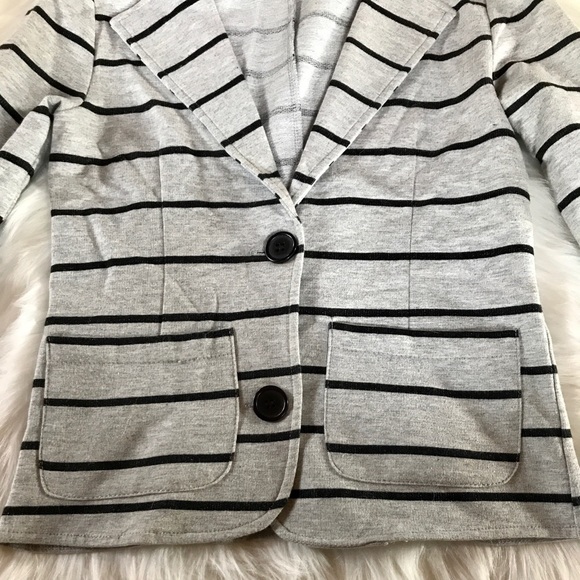 Striped cotton blazer - Picture 5 of 5